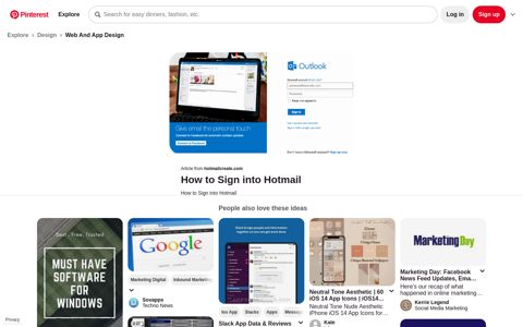 How to Sign into Hotmail | Connect to facebook, Hotmail sign in ...