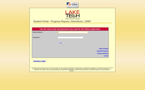 Lake Tech Student Portal