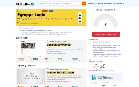 Egruppe Login - A database full of login pages from all over ...