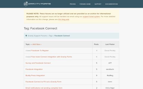 Facebook Connect - Gravity Support Forums - Gravity Forms
