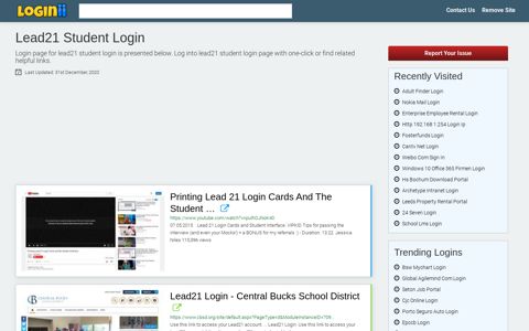 Lead21 Student Login - Loginii.com