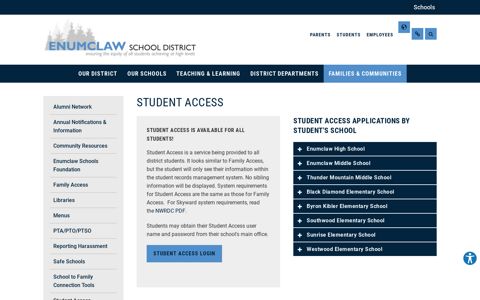 Student Access - Enumclaw School District