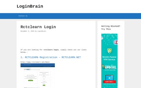 Rctclearn - Rctclearn Registration - Rctclearn.Net - LoginBrain