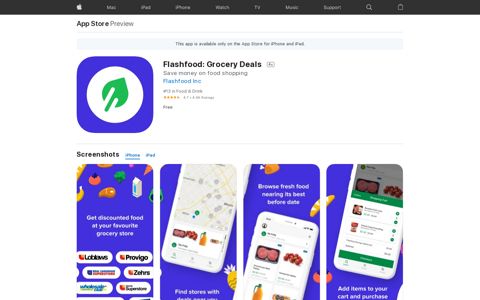 ‎Flashfood: Grocery Deals on the App Store