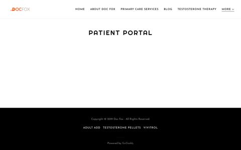 Patient Portal | Doc Fox