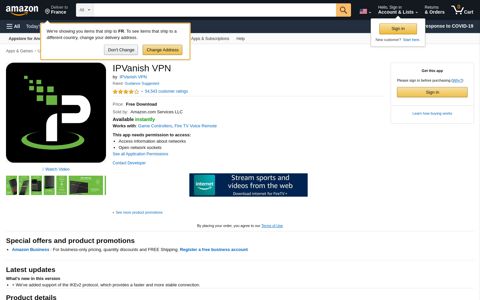 IPVanish VPN: Appstore for Android - Amazon.com