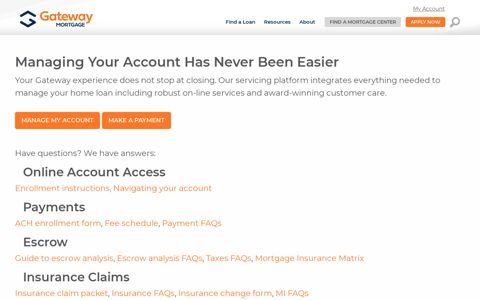 Managing Your Account Has Never Been Easier - Gateway ...