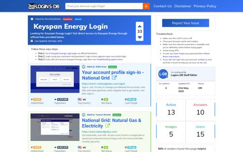 Keyspan Energy Login - Logins-DB
