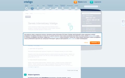 Serwis internetowy Inteligo | Zarządzanie dostępem ...