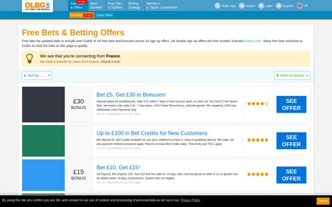 Free Bets (£1800+) New UK Betting Offers [December 2020]