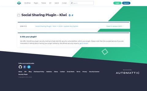 WordPress Plugin: Social Sharing Plugin – Kiwi