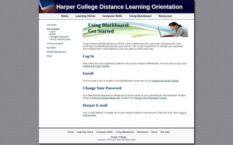 Get Started with Blackboard - Harper College