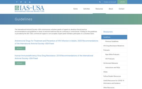 Guidelines - IAS-USA