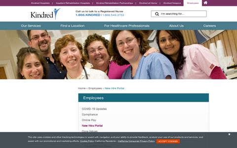 New Hire Portal | Kindred Healthcare