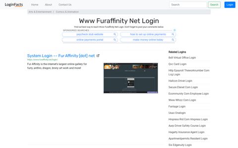 Www Furaffinity Net Login - System Login -- Fur Affinity [dot] net