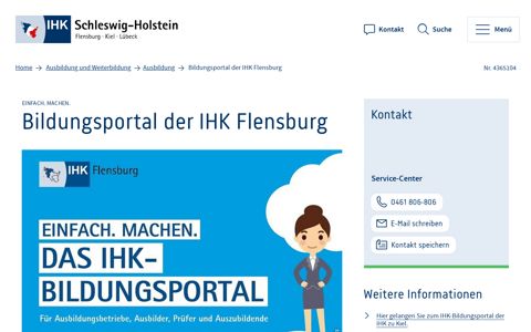 Bildungsportal der IHK Flensburg - IHK Schleswig-Holstein