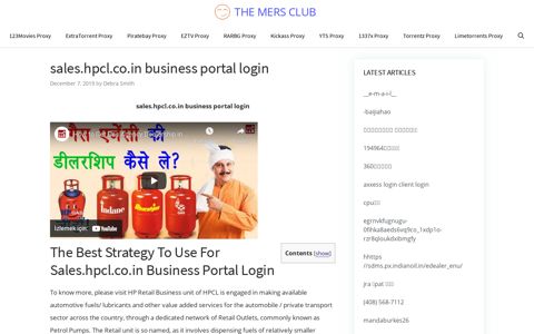 sales.hpcl.co.in business portal login - The Mers Club