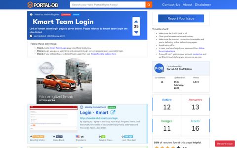 Kmart Team Login - Portal-DB.live