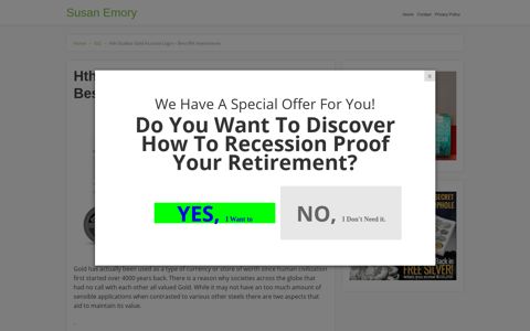 Hth Studios Gold Account Login - Best IRA Investments - Susan Emory