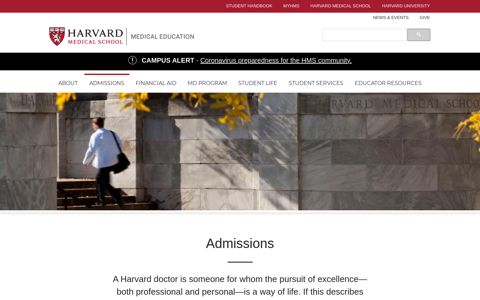 Admissions | Medical Education - Harvard Medical School