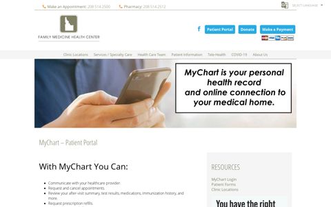 MyChart - Patient Portal | Family Medicine Health Center