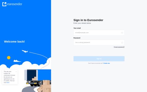 Sign in to Eurosender | Eurosender.com