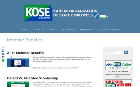 Member Benefits | Kansas Organization of State Employees