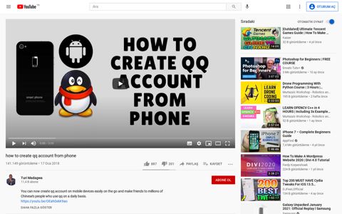 how to create qq account from phone - YouTube