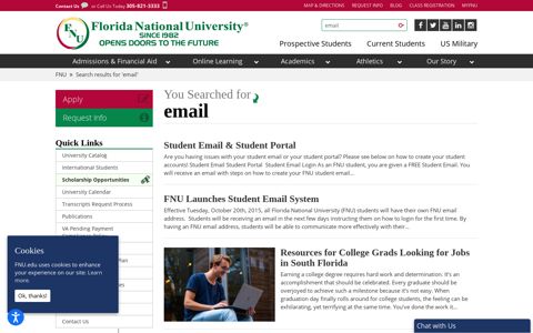 Search Results for email | Florida National University