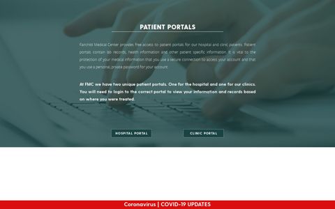 Patient portals - Fairchild Medical Center