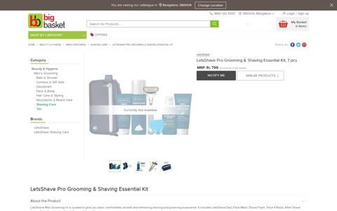 Buy LetsShave Pro Grooming & Shaving Essential Kit Online ...