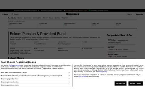 Eskom Pension & Provident Fund - Company Profile and ...