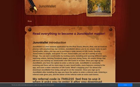 JunoWallet - Home