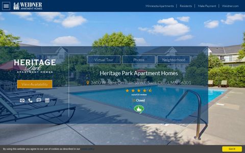 Heritage Park Apartments | Apartments in Saint Cloud | Weidner