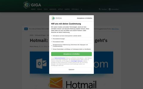 Hotmail: Passwort ändern - so geht's - Giga