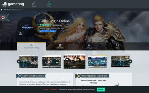 Gods Origin Online | Gamehag