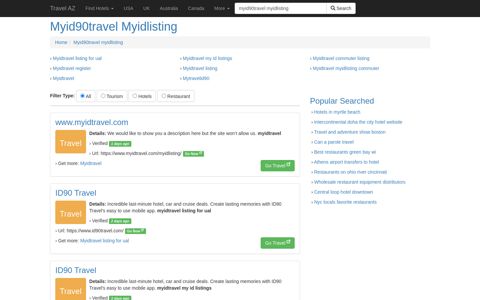 Myid90travel Myidlisting - Travel AZ