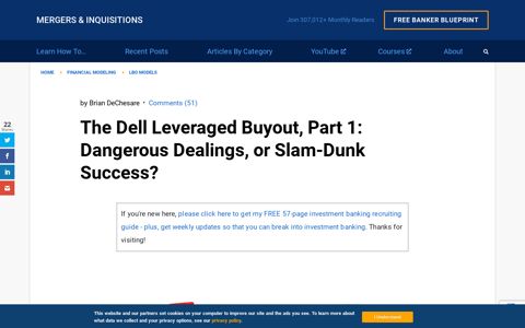 LBO Model Overview & Capital Structure (Dell Case Study)