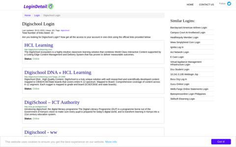 Digischool Login HCL Learning - http://digischool.hcllearning ...