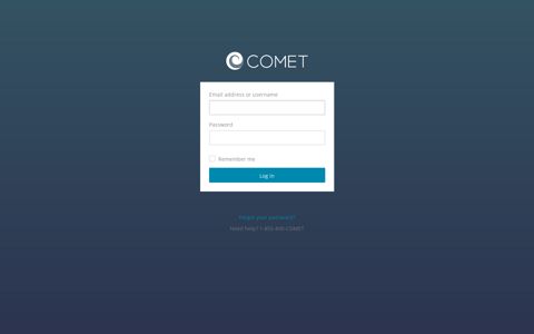 COMET: User account
