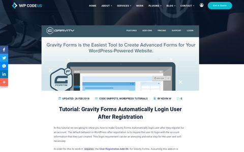 Gravity Forms Automatically Login User After Registration ...