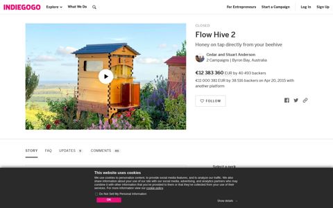 Flow Hive 2 | Indiegogo