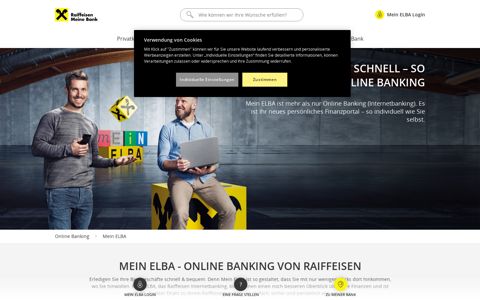 Mein ELBA - Online Banking von Raiffeisen