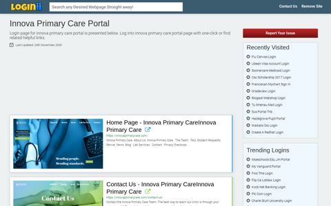 Innova Primary Care Portal - Loginii.com