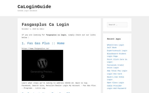 Fasgasplus Ca Login - CaLoginGuide