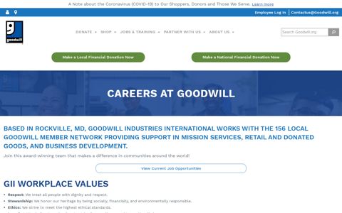 Careers at Goodwill - Goodwill Industries International