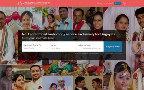 Lingayat Matrimony - The No. 1 Matrimony Site for Lingayats ...