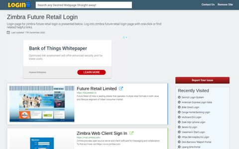 Zimbra Future Retail Login - Loginii.com