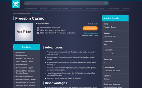 Freespin Casino Review. Freespin Casino Login and Get ...