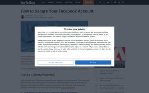 How to Secure Your Facebook Account